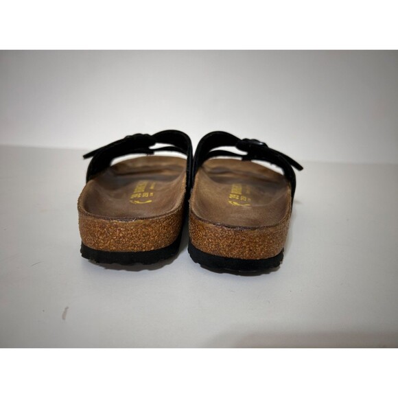 Birkenstock Granada Soft Foot Leather Slide Women Size 8 39 Germany Made Shoes - Picture 6 of 11